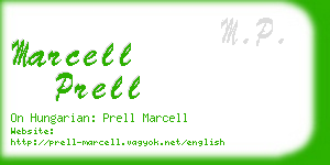 marcell prell business card